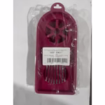 Feliator multifunctional Flippy pentru oua, mozzarela, fructe, 2 forme de feliere, agatatoare, 20 cm, Visiniu - imagine 9