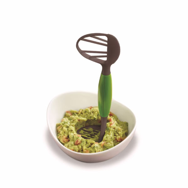 Feliator Multifunctional pentru Avocado, Flippy, pentru Taierea in Cubulete si Pasare, pentru Bucatarie, Preparare Guacamole, ABS, 24x7x6 cm, Verde - imagine 5