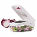 Feliator pentru Legume, Flippy, Ustensila Bucatarie, Presa Manuala pentru Carfoi Pai, Multifunctional, 20x12.5x10 cm, ABS, Alb - imagine 9
