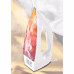 Fier de Calcat Royal, Flippy, 1000W, Fier de Calcat pentru Calatorii, Talpa Ceramica, 24.5x10.5x11.7 cm, Alb - imagine 3