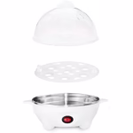 Fierbator de Oua Electric, Flipppy, Capacitate 7 oua, Aparat de fiert oua, 220V, Oprire Automata, 3 Moduri de Fiert Oua, 15 x 15 x 15 cm, Culoare Alb - imagine 5