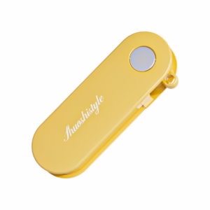 Peeler pentru Legume si Fructe, Flippy, 3.6 x 9.1 cm, Multifunctional, Curatator Pliabil, din ABS si Otel Inoxidabil, Galben