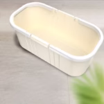 Galeata pentru Mop Plat, Flippy, 45 x 25 x 17.8 cm, Compatibilia cu Mop, 37 x 15 cm, Galben - imagine 3