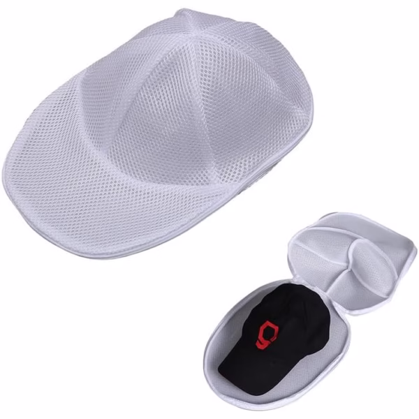 Husa de Spalare Sapca, Flippy, pentru Masina de Spalat, din Poliester, Circumferinta 53 cm, cu Fermoar, Alb - imagine 4