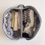 Geanta De Depozitare, Flippy 3 In 1, Portabila, Pentru Lenjerie, Sutiene Si Sosete, Multi-Functionala, Pentru Bagaj, Calatorii Si Afaceri, 23 x 13 x 13, Gri - imagine 5