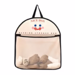 Geanta de Depozitare, Flippy, Tip Saculet, de Agatat, Multifunctionala, din Plasa, 40 x 10 x 44 cm, Negru - imagine 4