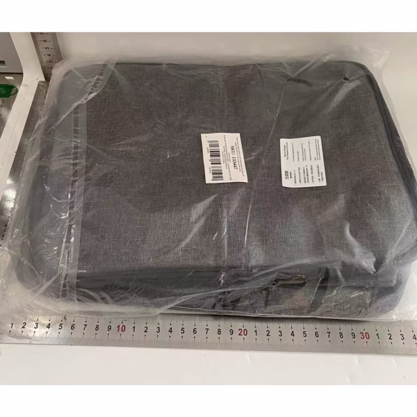 Geanta Flippy pentru Depozitare Acte si Documente, Facturi, Carduri, cu Cod de Securitate, 5 Compartimente, Impermeabila, 37 x 20 x 27 cm, Gri - imagine 2