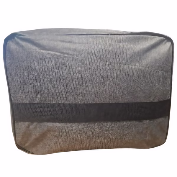 Geanta pentru Depozitare Acte si Documente, Flippy, 1 Compartiment mare cu Curele Interioare, Impermeabila, 37 x 10.5 x 27 cm, Gri - imagine 3