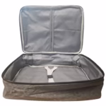 Geanta pentru Depozitare Acte si Documente, Flippy, 1 Compartiment mare cu Curele Interioare, Impermeabila, 37 x 10.5 x 27 cm, Gri - imagine 6