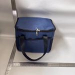Geanta Termica Flippy pentru Pranz, Compartimente Telefon si Tacamuri, Multifunctionala, Impermeabila, 24x18x21 cm, Albastru - imagine 3