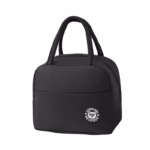 Geanta Termica pentru Pranz, Flippy, Multifunctionala, Compartimentata, Impermeabila, cu Manere, Buzunar Exterior, 22x14x19 cm, Negru