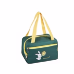 Geanta Termo-Izolanta, Flippy, Compartimente Telefon si Tacamuri, Multifunctionala, Impermeabila, 30x21x20 cm, Design Iepuras, Verde