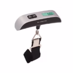 Cantar Digital de Mana Curea, Flippy, Cantar Portabil, Cantarire Bagaje, Capacitate 50 kg, Functie de Tara, 12.5 x 2.8 x 2.8 cm, Alb-Negru - imagine 6