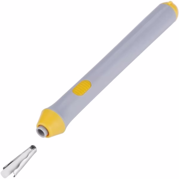 Radiera Electrica, Flippy, pentru Schite si Arta, Grosime Varf 3 mm/5 mm, Baterii 2 x AA (neincluse), din ABS, Gri - imagine 3