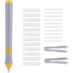 Radiera Electrica, Flippy, pentru Schite si Arta, Grosime Varf 3 mm/5 mm, Baterii 2 x AA (neincluse), din ABS, Gri - imagine 4