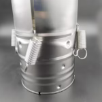 Presa din inox Flippy, pentru preparat sunca presata, cu capac, dimensiune reglabila in 3 trepte, 15 x 15 x 18 cm, argintiu - imagine 3