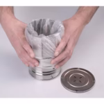 Presa din inox Flippy, pentru preparat sunca presata, cu capac, dimensiune reglabila in 3 trepte, 15 x 15 x 18 cm, argintiu - imagine 5
