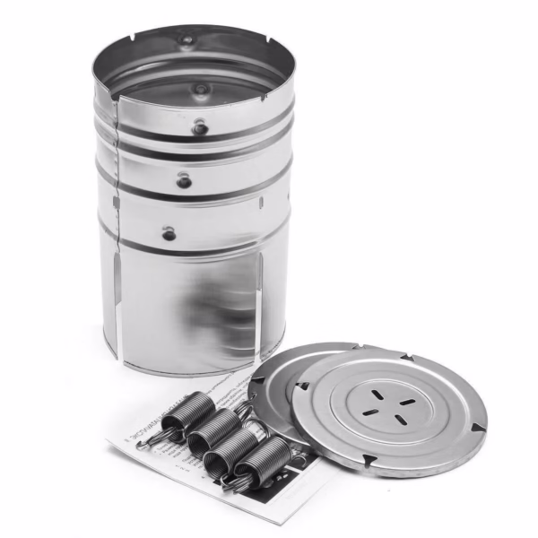 Presa din inox Flippy, pentru preparat sunca presata, cu capac, dimensiune reglabila in 3 trepte, 15 x 15 x 18 cm, argintiu - imagine 6