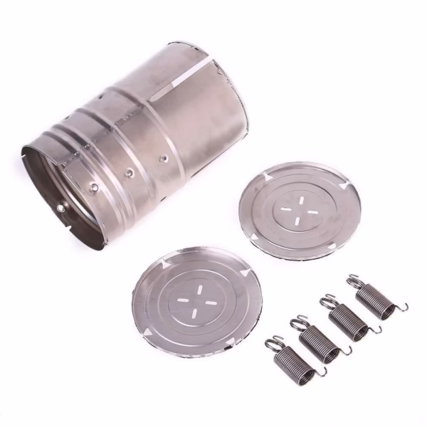 Presa din inox Flippy, pentru preparat sunca presata, cu capac, dimensiune reglabila in 3 trepte, 15 x 15 x 18 cm, argintiu - imagine 7