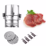 Presa din inox Flippy, pentru preparat sunca presata, cu capac, dimensiune reglabila in 3 trepte, 15 x 15 x 18 cm, argintiu - imagine 8