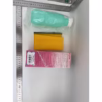 Bideu Portabil pentru Igiena Intima, Flippy, pentru Postpartum/ Postoperator, 450 mL, cu Capac si Husa Galbena, 29.5x7 cm, Culoare Recipient Verde - imagine 5