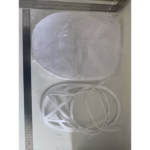 Husa de Spalare Sapca, Flippy, pentru Masina de Spalat, din Poliester, Circumferinta 53 cm, cu Fermoar, cu Suport Sapca, Alb - imagine 2