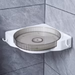 Suport Depozitare, Flippy, din Plastic, Rotativ 360 grade, Montare fara Perforatii, pentru Baie/Bucatarie, Gri - imagine 6