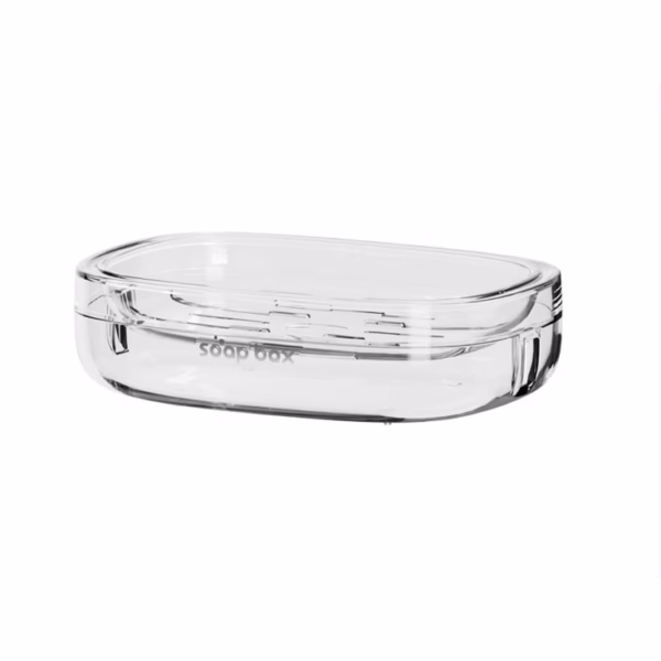 Savoniera, Flippy, Pentru Blat, PET, Scurgere Optima, Argintiu Transparent - imagine 1