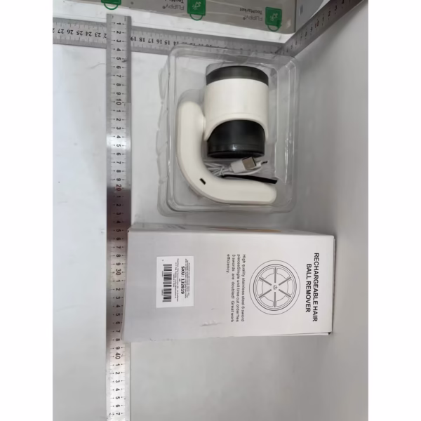 Aparat Pentru Curatat Scame, Par Si Praf, Flippy, cu LED, Pentru Diferite Tipuri De Material, Cu Lame Din Otel Inoxidabil, Compartiment de Depozitare, Maner Reglabil, 11x10.5x8.7 cm, Alb - imagine 2