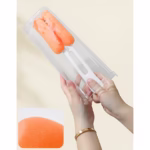 Perie de Curatat Pahare, Cani, Sticle, Flippy, cu Maner Lung si Burete, Accesorii pentru Spalarea Paielor si Capacelor, usor de Agatat, 27.5x11.4x6cm, Alb - imagine 4