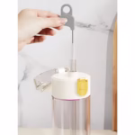 Perie de Curatat Pahare, Cani, Sticle, Flippy, cu Maner Lung si Burete, Accesorii pentru Spalarea Paielor si Capacelor, usor de Agatat, 27.5x11.4x6cm, Alb - imagine 9