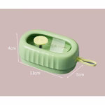 Perie de Spalat Haine, Flippy, cu Dispenser pentru Detergent, 4 Perii de Curatare, din ABS + PS, Verde - imagine 5