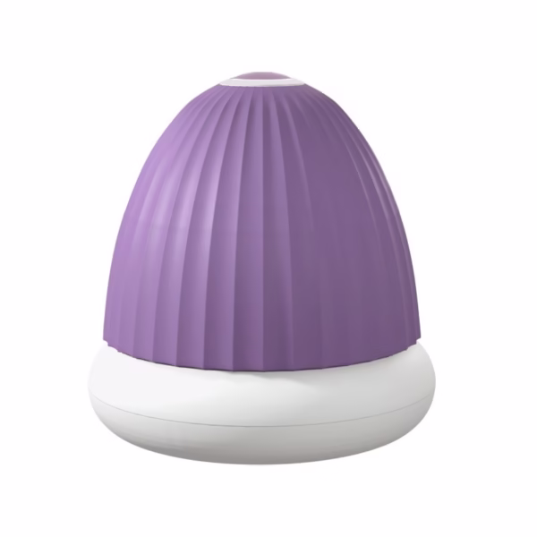 household-usb-electric-clothes-hair-remover-mini-portable-night-light-shaver-color-fumigant-purple-without-sticky-hair-curls-main-66bedeb5205b0 Aparat de Scame 2 in 1, Flippy, Curatare Haine si Lampa de Veghe, 3 Trepte, Incarcare Tip C, 4 W, 9 x 10 cm, Mov - imagine 1