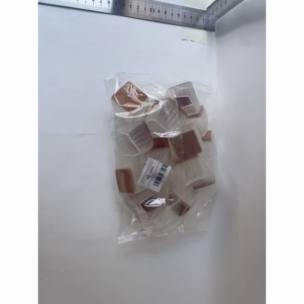 Set 16 Protectii pentru Picioare Scaun si Podea, Flippy, Universale din Silicon, Model Patrat, Alb Transparent - imagine 4