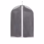 Set 5 Huse de Depozitare cu Fermoar, Flippy, pentru Haine, de Protectie, pentru Voiaj, Netesut, Rezistent la Praf, 60x80 cm, Transparent-Alb