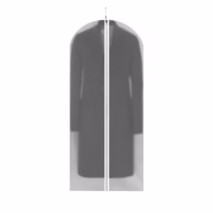 Set 5 Husa de Depozitare cu Fermoar, Flippy, pentru Haine, de Protectie, pentru Voiaj, Netesut, Rezistent la Praf, 60x140 cm, Transparent-Alb