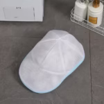 Husa de Spalare Sapca, Flippy, pentru Masina de Spalat, din Poliester, Circumferinta 53 cm, cu Fermoar, Alb/Albastru - imagine 8