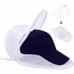 Husa de Spalare Sapca, Flippy, pentru Masina de Spalat, din Poliester, Circumferinta 53 cm, cu Fermoar, cu Suport Sapca, Alb - imagine 5