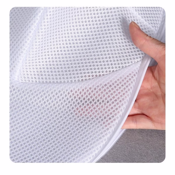 Husa de Spalare Sapca, Flippy, pentru Masina de Spalat, din Poliester, Circumferinta 53 cm, cu Fermoar, cu Suport Sapca, Alb - imagine 7