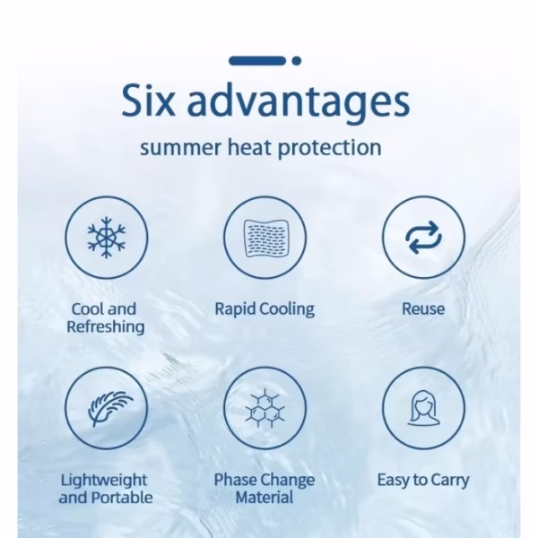 Dispozitiv De Racorire Tip Guler, Flippy, Pentru Scaderea Temperaturii Corpului, Cu Racire Rapida, Reutilizabil, Non-Toxic, TPU, Diametru de 120 mm - imagine 8