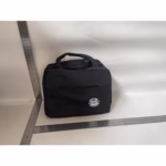 Geanta Termica pentru Pranz, Flippy, Multifunctionala, Compartimentata, Impermeabila, cu Manere, Buzunar Exterior, 22x14x19 cm, Negru - imagine 2