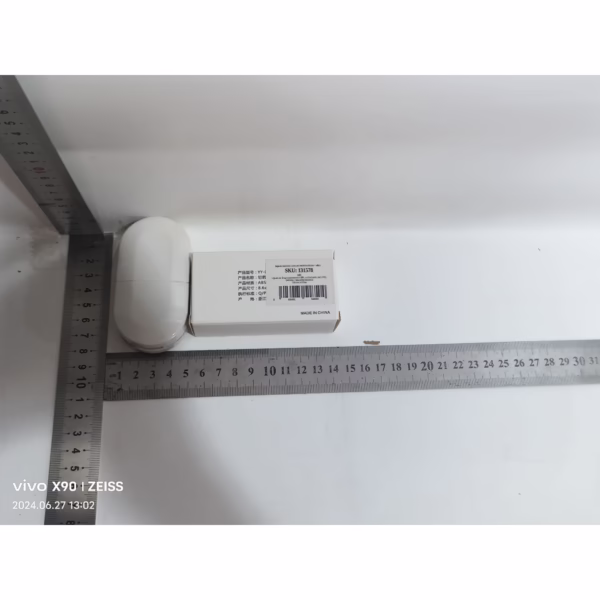 Organizator medicamente, Flippy, Dispozitiv Taiere/Sfaramare Pastile, Ideala pentru Calatorii, Portabila, Perie pentru Curatare, Compartiment depozitare, 8.5x4.5x2.5 cm, Alb - imagine 2
