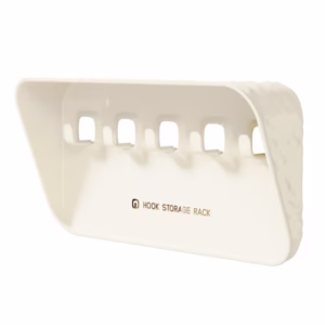 Raft de Depozitare cu Carlig, Flippy, Pentru Chei, Bijuterii, 20.3 x 4.6 x 10.3 cm, Alb