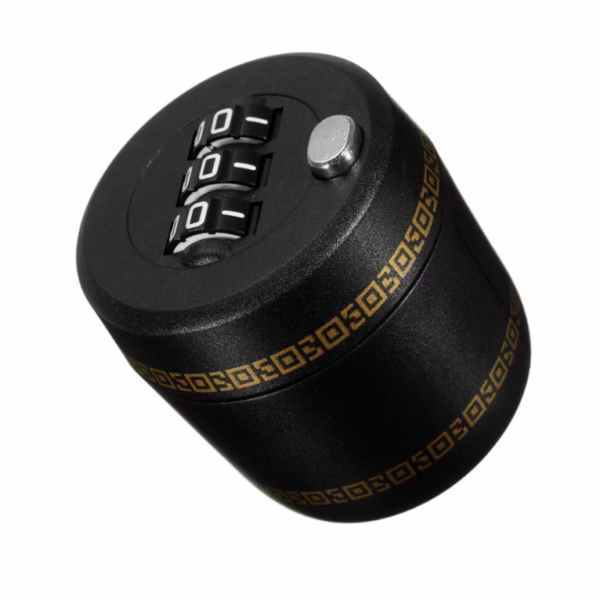 Lacat de Blocare pentru Sticle, Flippy, Lacat pentru Sticle cu Bauturi, din Plastic PP durabil, Cu Parola din 3 Cifre, 40 x 42 x 45 mm, Negru - imagine 9