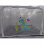 Cutie de Depozitare, Flippy, pentru Camera Copiilor, 66L, din PVC, Model Dinozaur, 50 x 40 x 33 cm, Transparent - imagine 2
