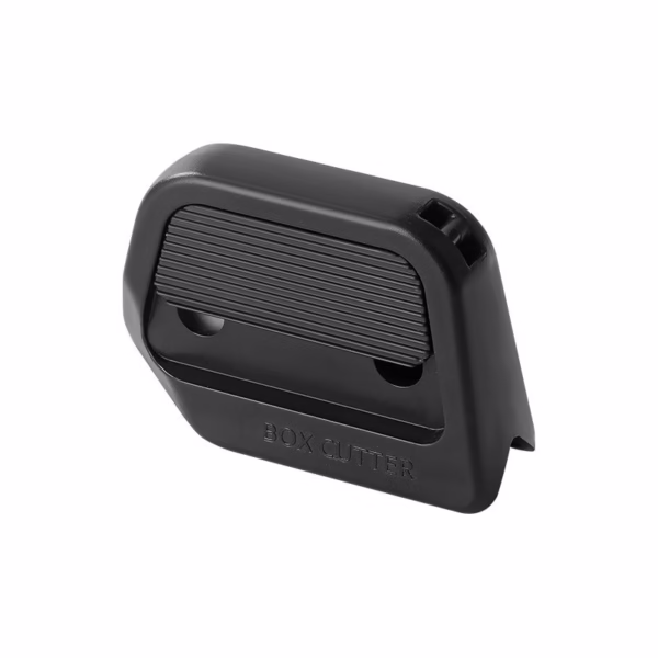 Cutter Portabil, Flippy, din ABS, Magnetic, Lama Ceramica, Autoretractabila, Universal, Negru - imagine 1