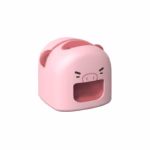 Mașină de Decojit Semințe, Flippy, Mini Deschizător, Model Porc, Incarcare USB, 9.7x10x8.6 cm,Roz - imagine 2
