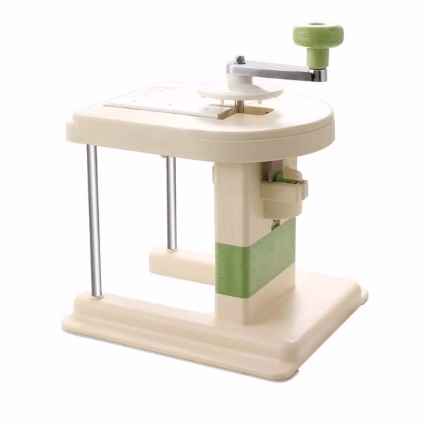 Masina Manuala pentru Maruntit Varza, Flippy, cu Maner Rotativ, Lame din Inox, Corp din Plastic, pentru Legume si Fructe, 20 x 20 x 15 cm, Alb - imagine 1