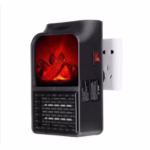 Mini Aeroterma Puternica Portabila Flippy, Putere 1000W, Mini radiator electric cu Display LCD, efect de semineu si flacara, cu telecomanda - imagine 7