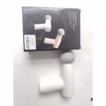 Mini Aparat de Masaj, Flippy, Tip Pistol, Incarcare USB Tip C, Portabil, Pentru Relaxare Musculara, Autonomie 120 Min, 3 Trepte de Viteza, Alb - imagine 2